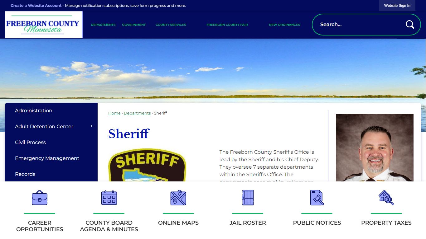 Sheriff | Freeborn County, MN - Official Website