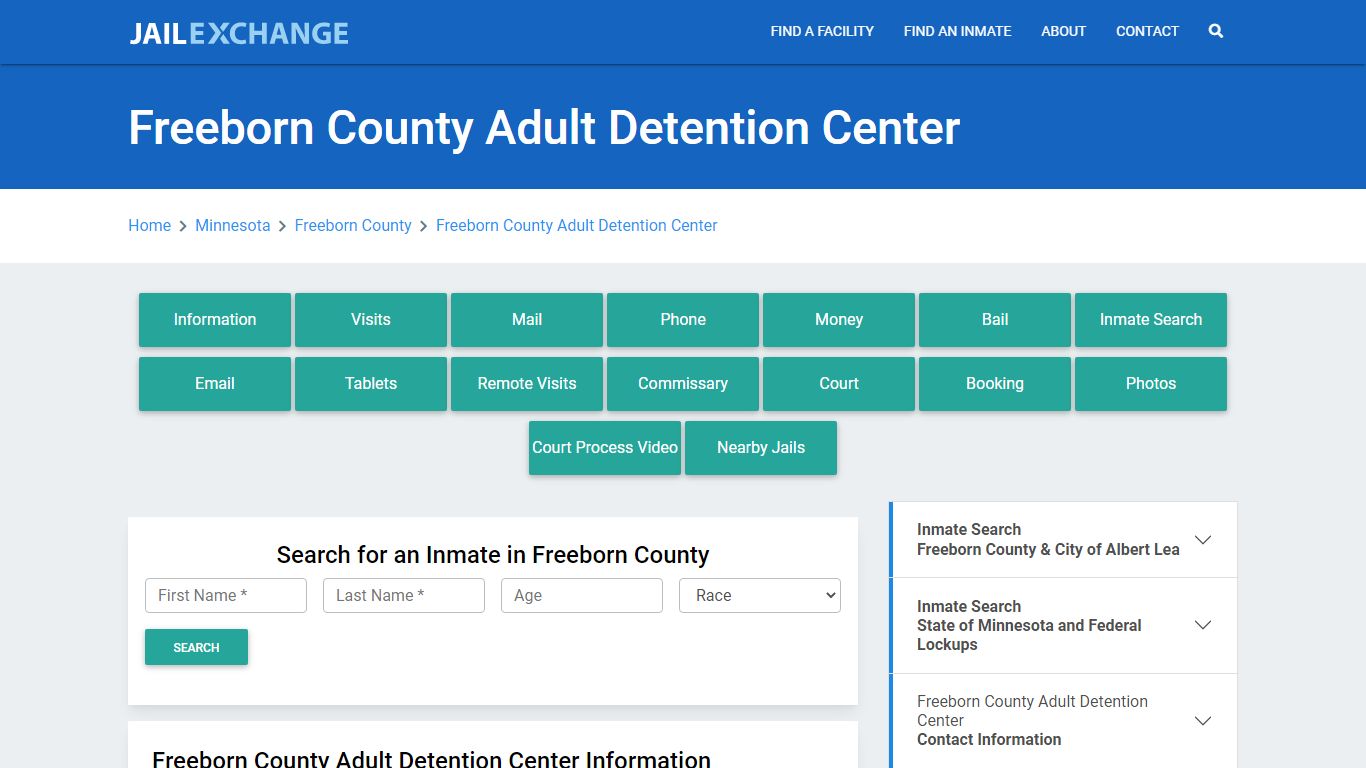 Freeborn County Adult Detention Center - Jail Exchange